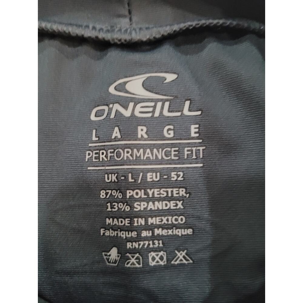 Oneil Performance Fit Mens Shirt Grey UV Protection NWT Sz L - Picture 5 of 5